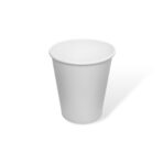 8oz - 80mm Hot Coffee Cup - White - Image 2