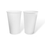 16oz - 90mm Hot Coffee Cup - White - Image 3