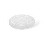 78mm PET Flat Lid With Straw Slot - Image 2