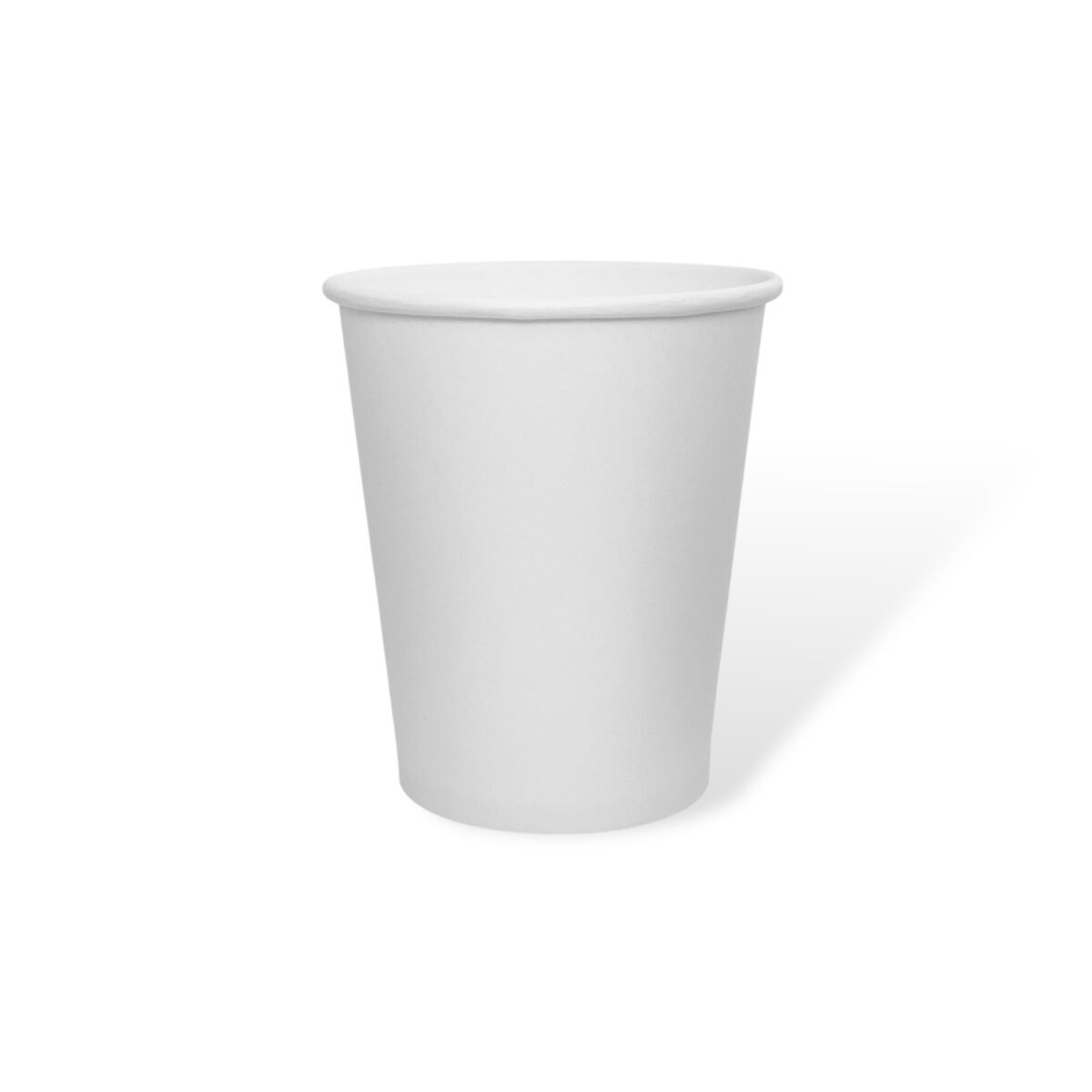 8oz - 80mm Hot Coffee Cup - White - Image 1