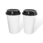 16oz - 90mm Hot Coffee Cup - White - Image 5
