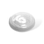 78mm PET Flat Lid With Straw Slot - Image 3