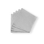12 x 12 Wax Paper Checked Open Box - Black - Image 4