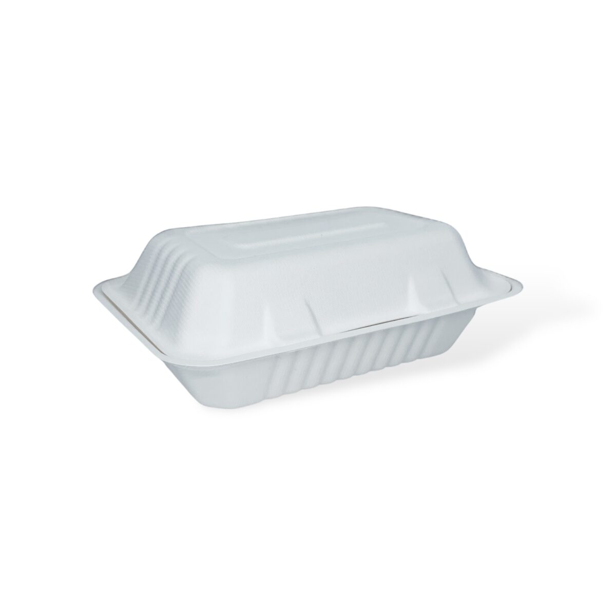 9" x 6" x 3" Bagasse Clamshell - Image 6