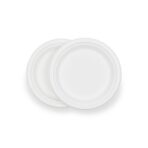 8 Inch Bagasse Round Plate - Image 3