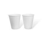 10oz - 90mm Hot Coffee Cup - White - Image 3