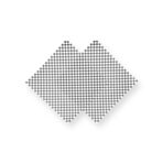 12 x 12 Wax Paper Checked Open Box - Black - Image 2