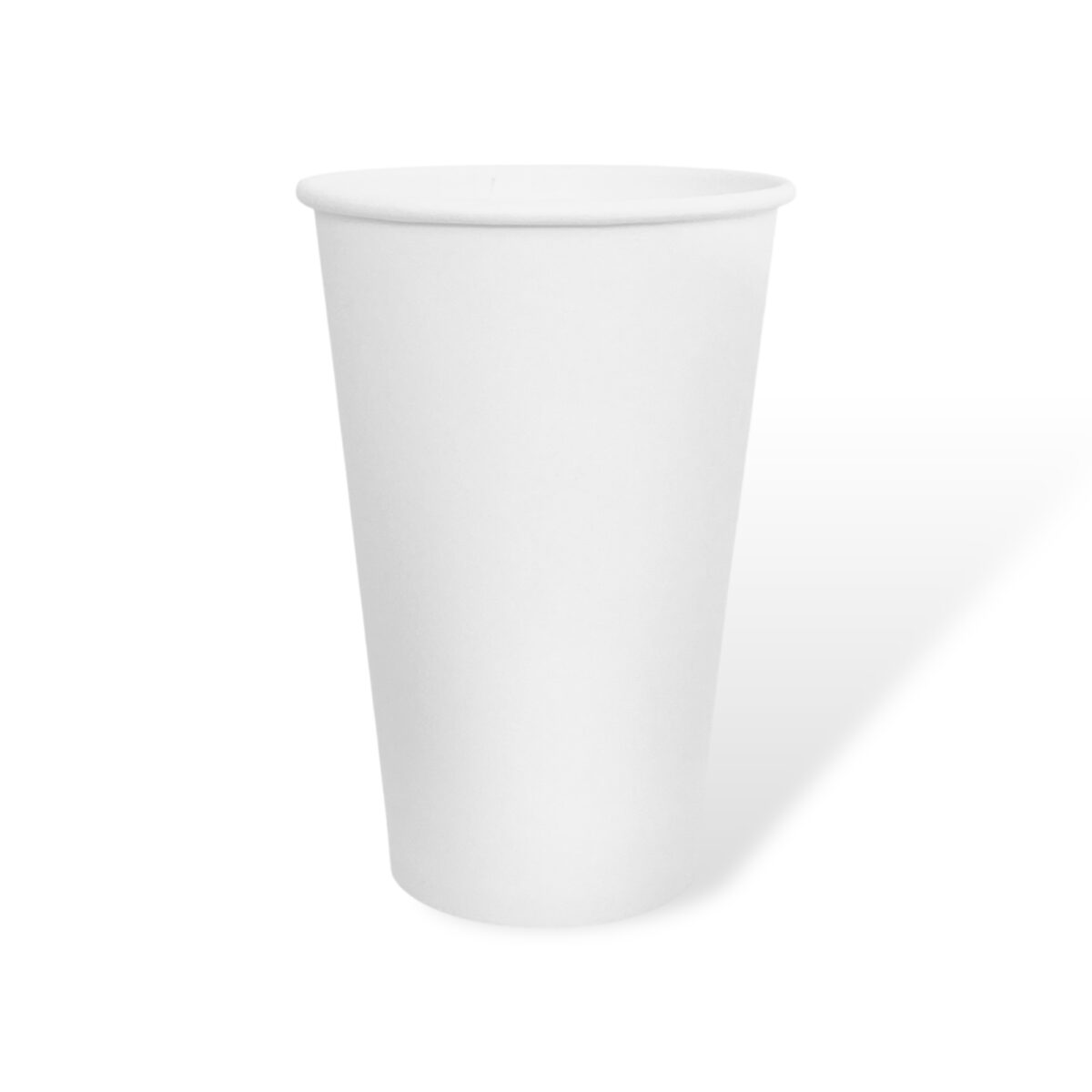 16oz - 90mm Hot Coffee Cup - White - Image 1