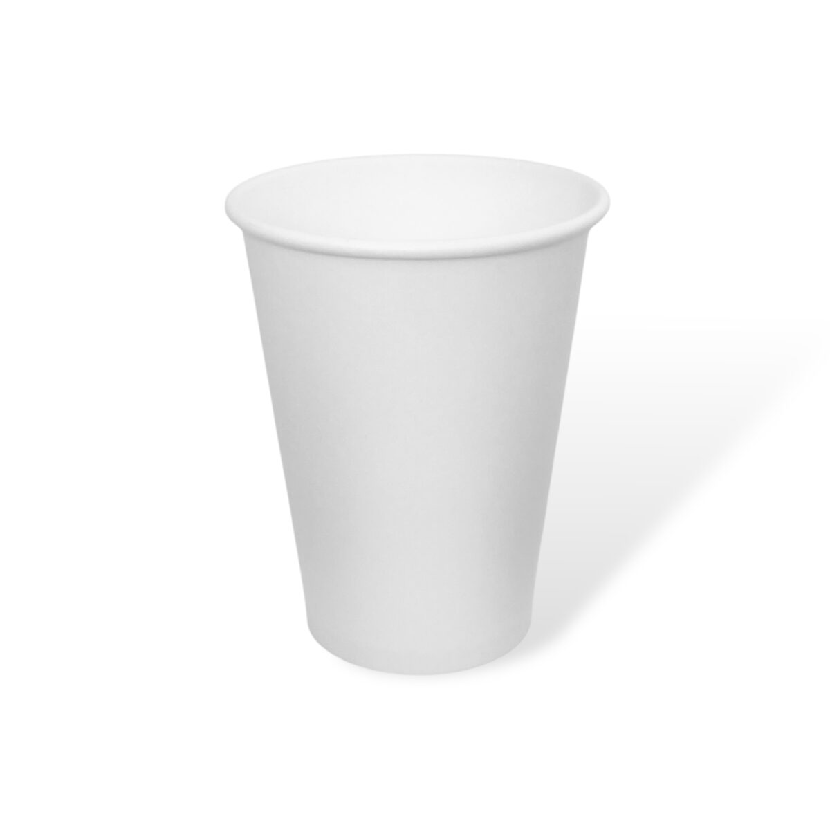 12oz - 90mm Hot Coffee Cup - White - Image 2