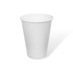12oz - 90mm Hot Coffee Cup - White - Image 2