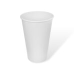 16oz - 90mm Hot Coffee Cup - White - Image 2