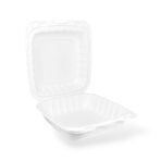 8" x 8" x 3" 1-Compartment Pebble Container - Image 2