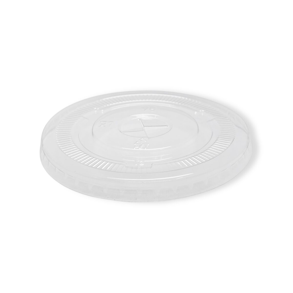 98mm PET Flat Lid With Straw Slot - Image 2