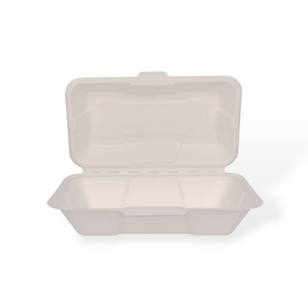 8" x 4" x 3" Bagasse Hot Dog
