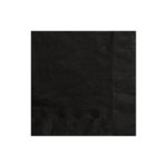 2-Ply Black Beverage Napkins